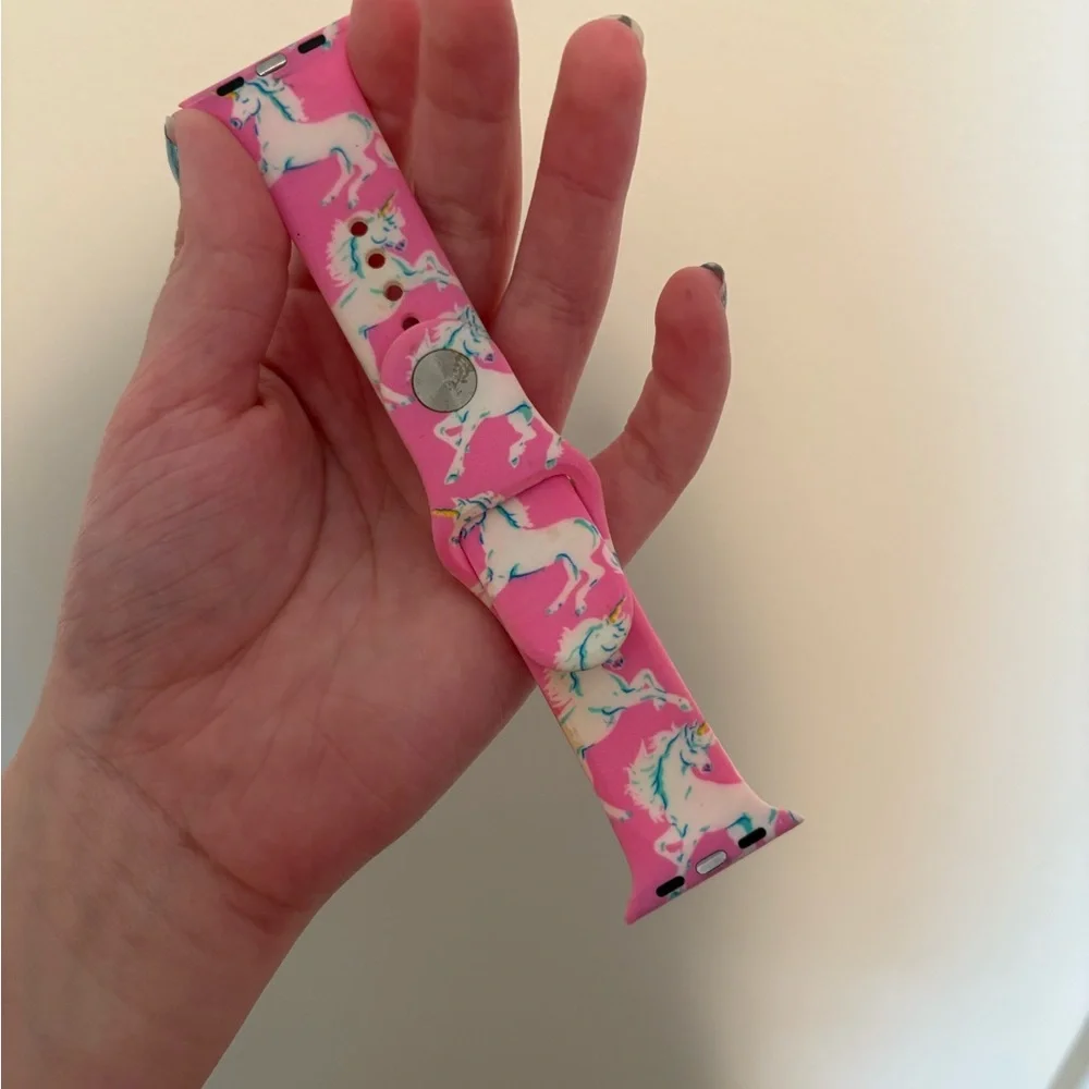 Pink Unicorn Watch Band